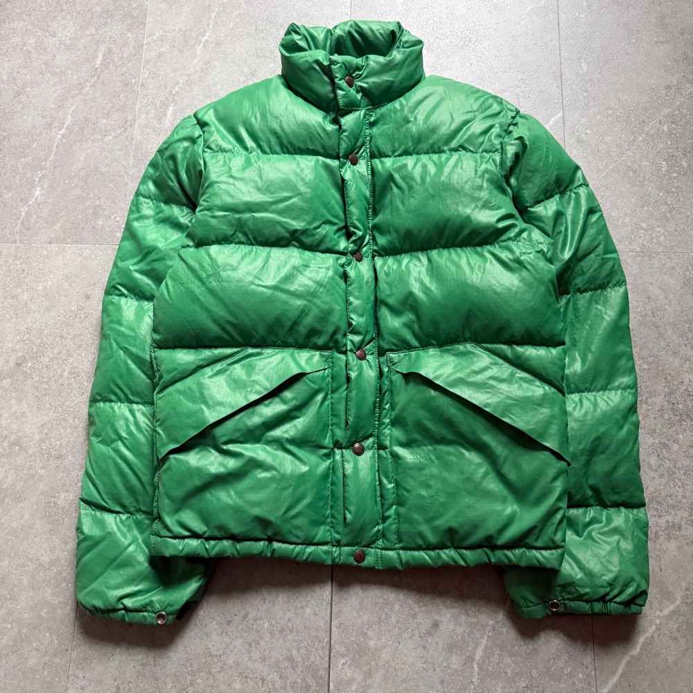 Vintage 70s Down Designs Puffer Jacket Green